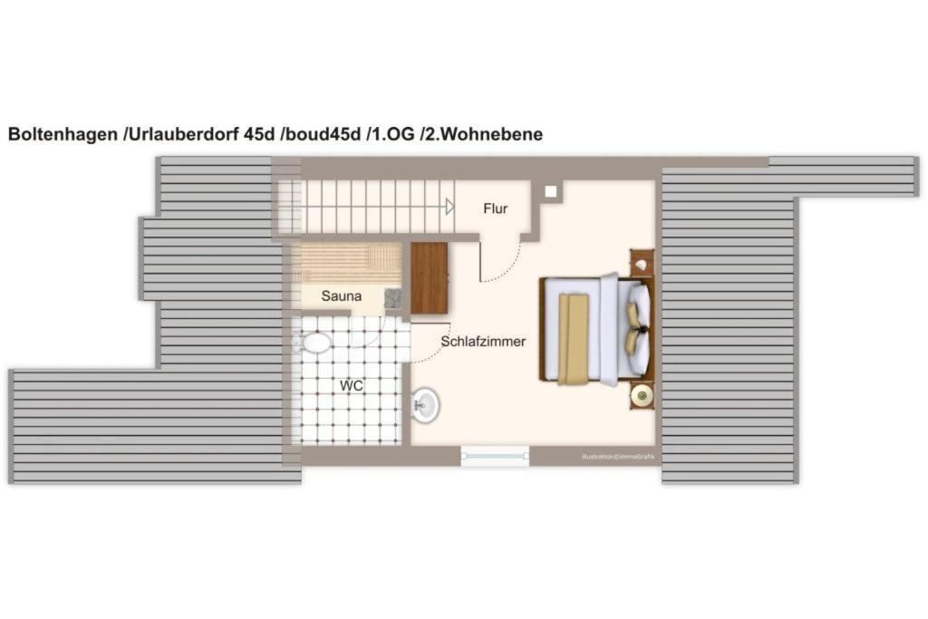 博尔滕哈根Urlauberdorf Urlauberdorf 45D别墅 外观 照片